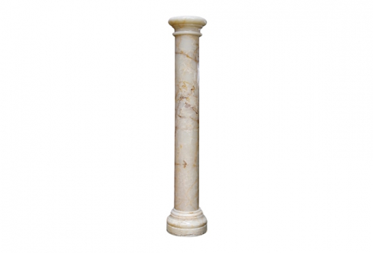 Natural stone column