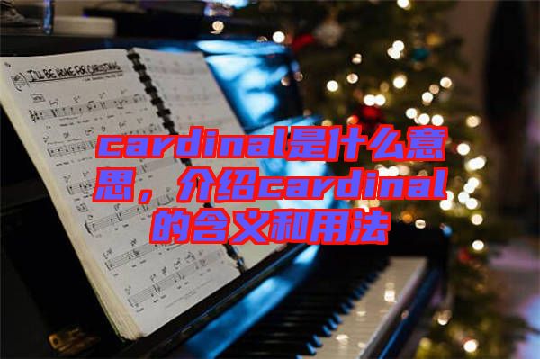 cardinal是什么意思,介紹cardinal的含義和用法