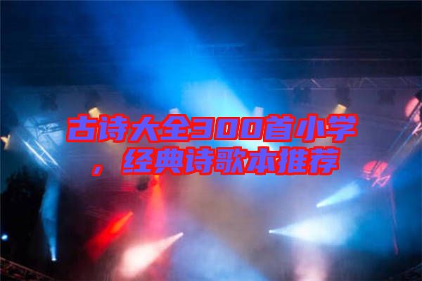 古詩大全300首小學(xué),經(jīng)典詩歌本推薦