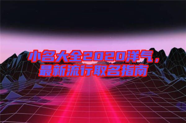 小名大全2020洋氣，最新流行取名指南