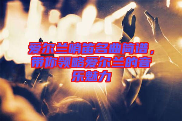 愛爾蘭哨笛名曲簡(jiǎn)譜,帶你領(lǐng)略愛爾蘭的音樂魅力
