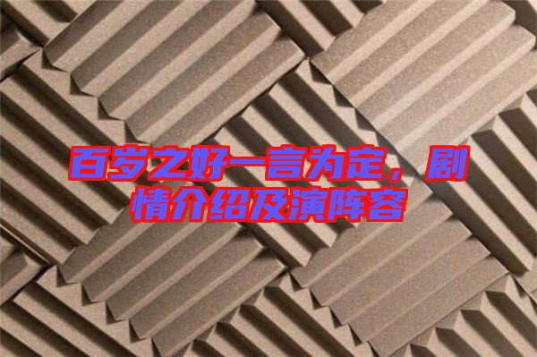 百歲之好一言為定,劇情介紹及演陣容