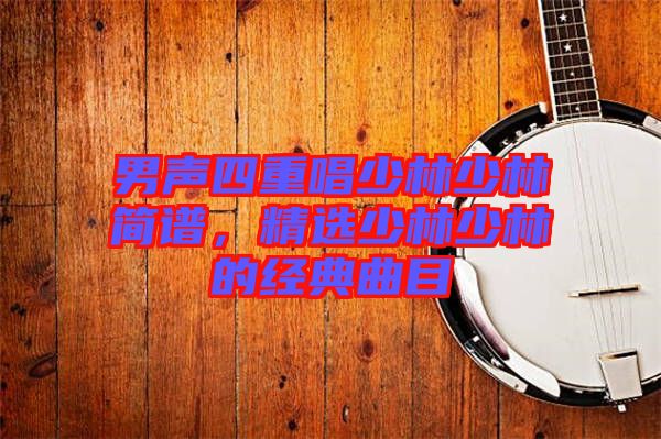 男聲四重唱少林少林簡(jiǎn)譜,精選少林少林的經(jīng)典曲目