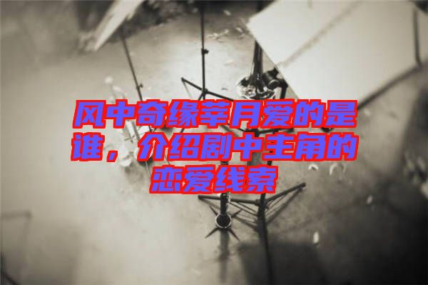 風中奇緣莘月愛的是誰，介紹劇中主角的戀愛線索