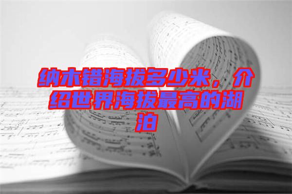 納木錯海拔多少米，介紹世界海拔最高的湖泊