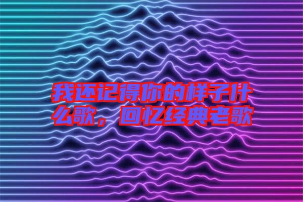 我還記得你的樣子什么歌，回憶經典老歌