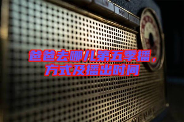 爸爸去哪兒第五季播,方式及播出時(shí)間