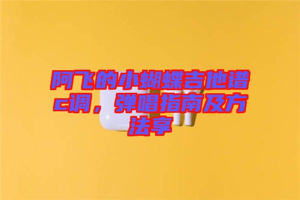 阿飛的小蝴蝶吉他譜c調，彈唱指南及方法享