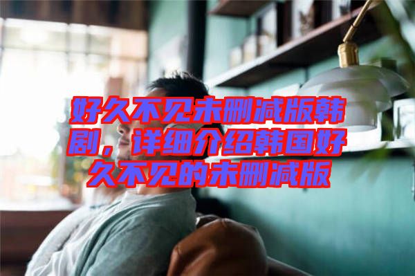 好久不見未刪減版韓劇,詳細介紹韓國好久不見的未刪減版
