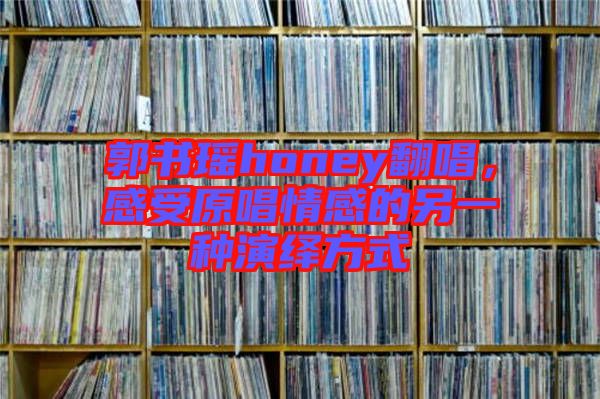 郭書(shū)瑤honey翻唱,感受原唱情感的另一種演繹方式