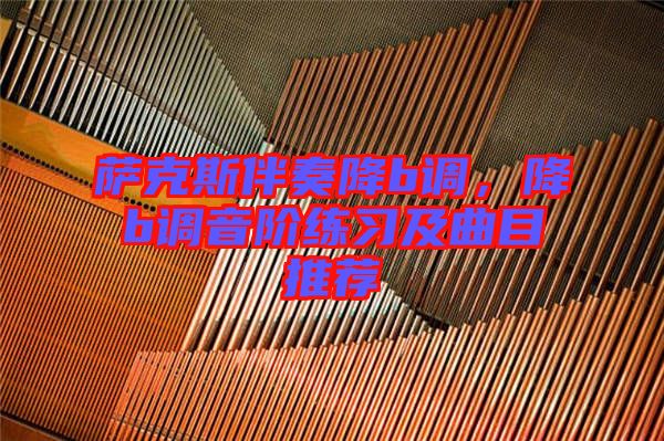 薩克斯伴奏降b調(diào),降b調(diào)音階練習(xí)及曲目推薦