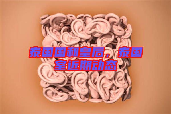 泰國國和皇后，泰國室近期動態(tài)