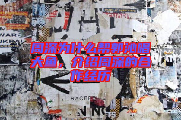 周深為什么幫郭沁唱大魚，介紹周深的合作經歷